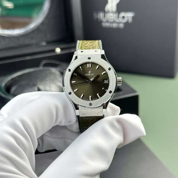 Hublot Classic Fusion Replica Watch Womens Green HB Factory 33mm