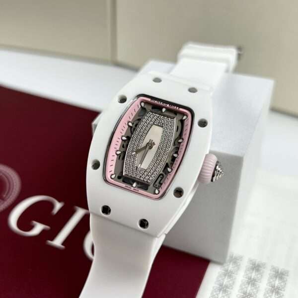 Richard Mille RM07-01 Ceramic Replica 1:1 Watch Rubber Strap 36mm