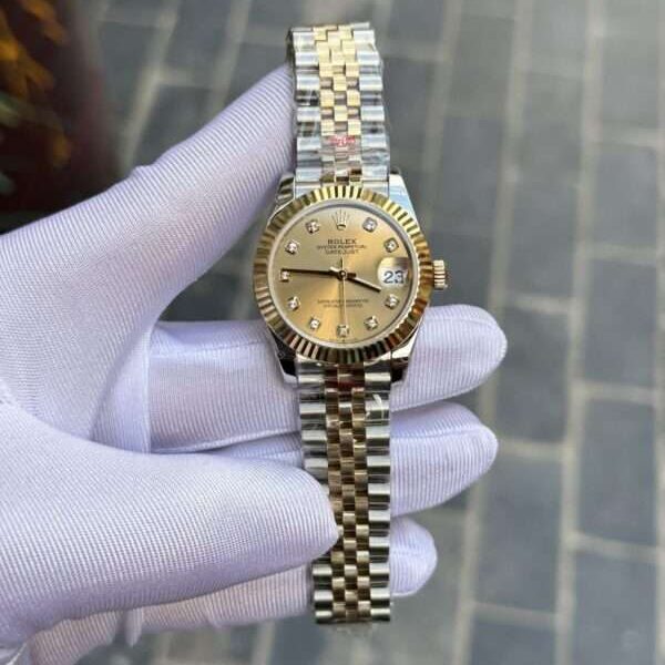 Rolex Rep 11 Watch DateJust Women’s Genuine Gold Wrapped GM Factory 31mm