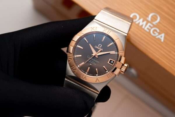 Omega Constellation Brown Dial Replica Watch VS Factory 38mm