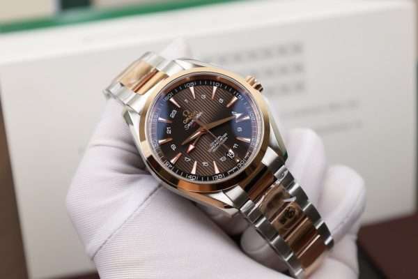Omega Seamaster GMT Replica Watch Chocolate Dial VSF 41.5mm