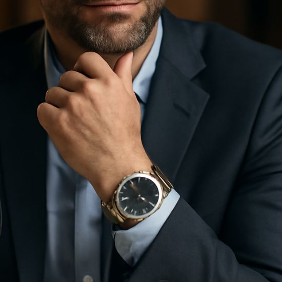 Men wearing luxury super clone watches from Royal Clone Watches in formal, casual, and business settings.
